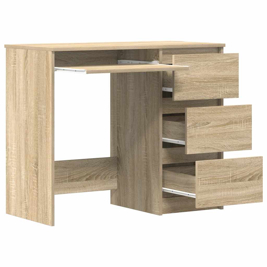 vidaXL Schreibtisch Sonoma-Eiche 90x45x76 cm Holzwerkstoff - Image 5