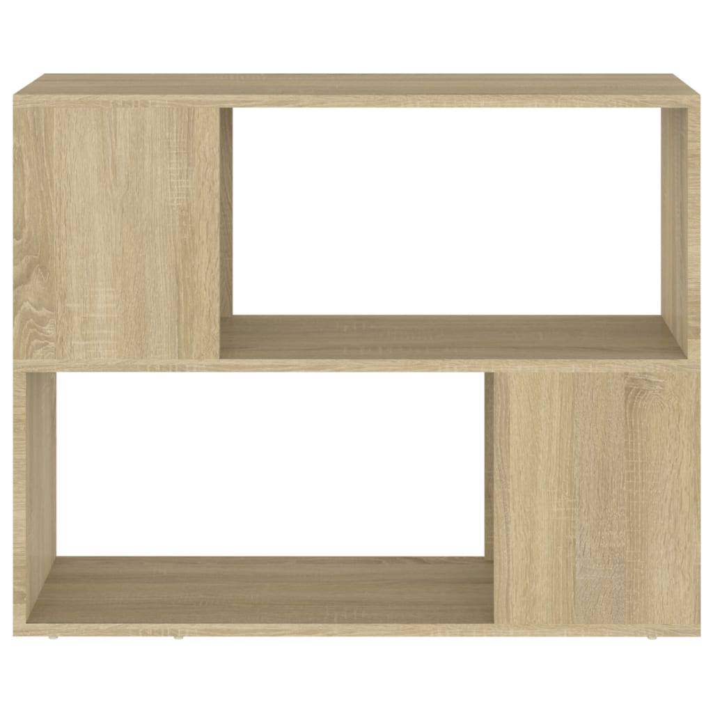 vidaXL TV-Schrank Sonoma-Eiche 80x24x63 cm Holzwerkstoff - Image 5