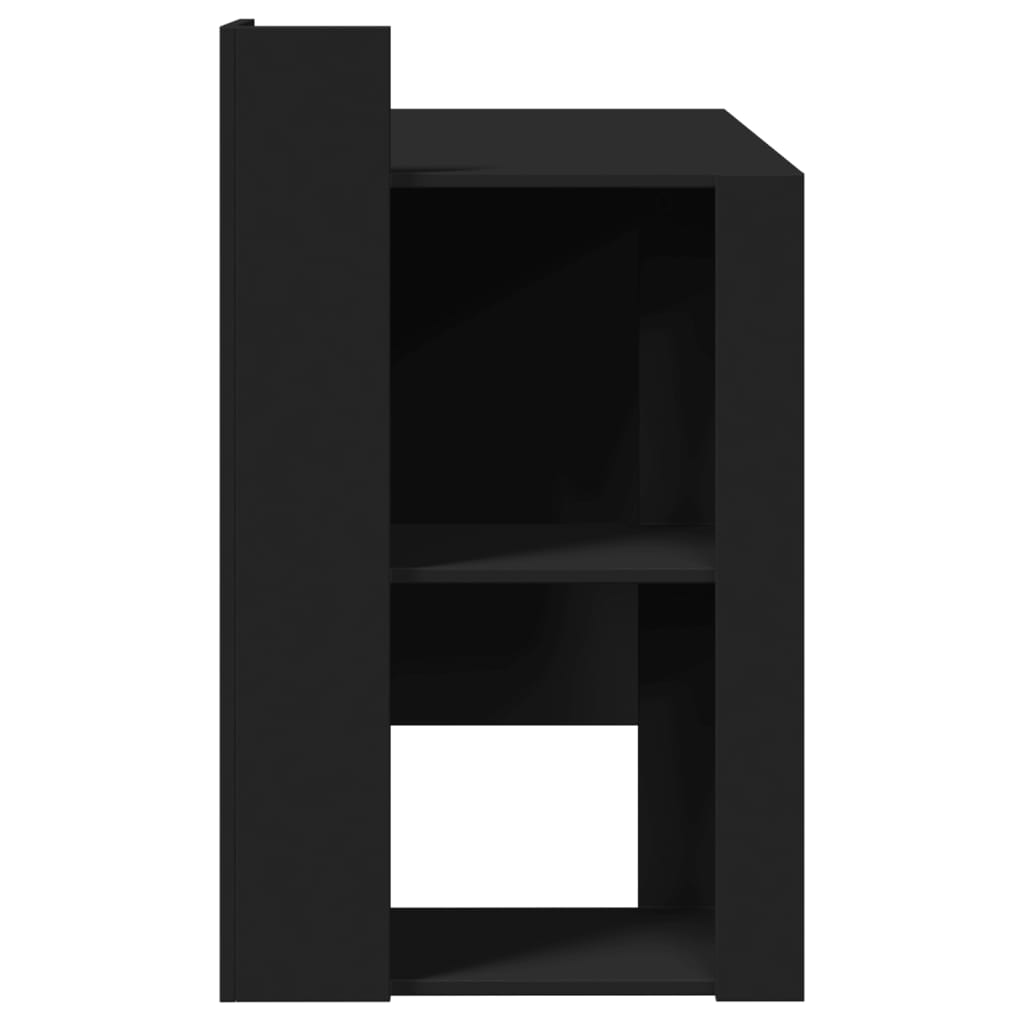vidaXL Schreibtisch Schwarz 103,5x56,5x94 cm Holzwerkstoff - Image 5