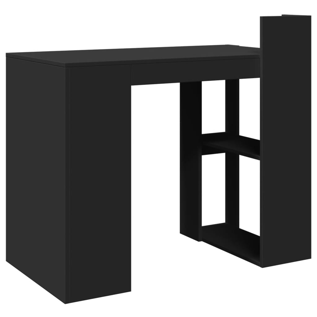 vidaXL Schreibtisch Schwarz 103,5x56,5x94 cm Holzwerkstoff - Image 6