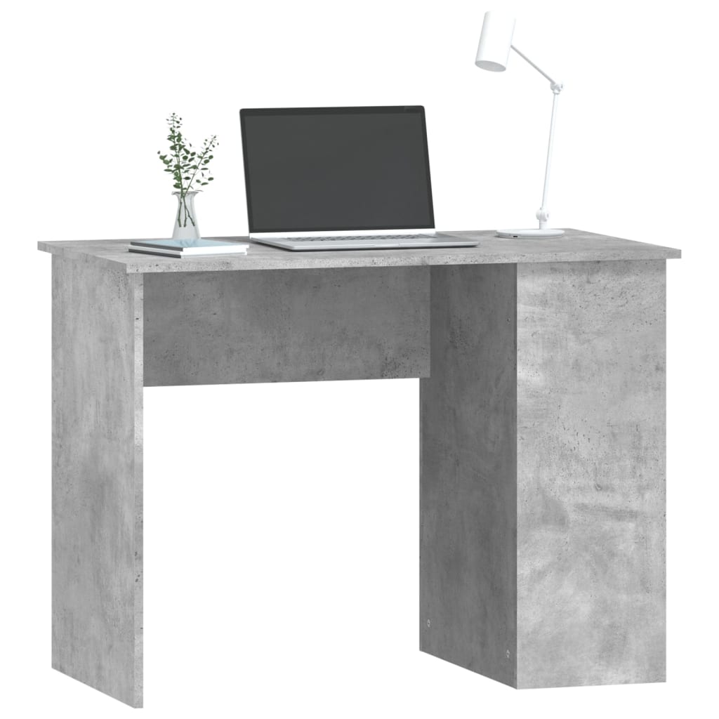 vidaXL Schreibtisch Betongrau 100x55x75 cm Holzwerkstoff - Image 3