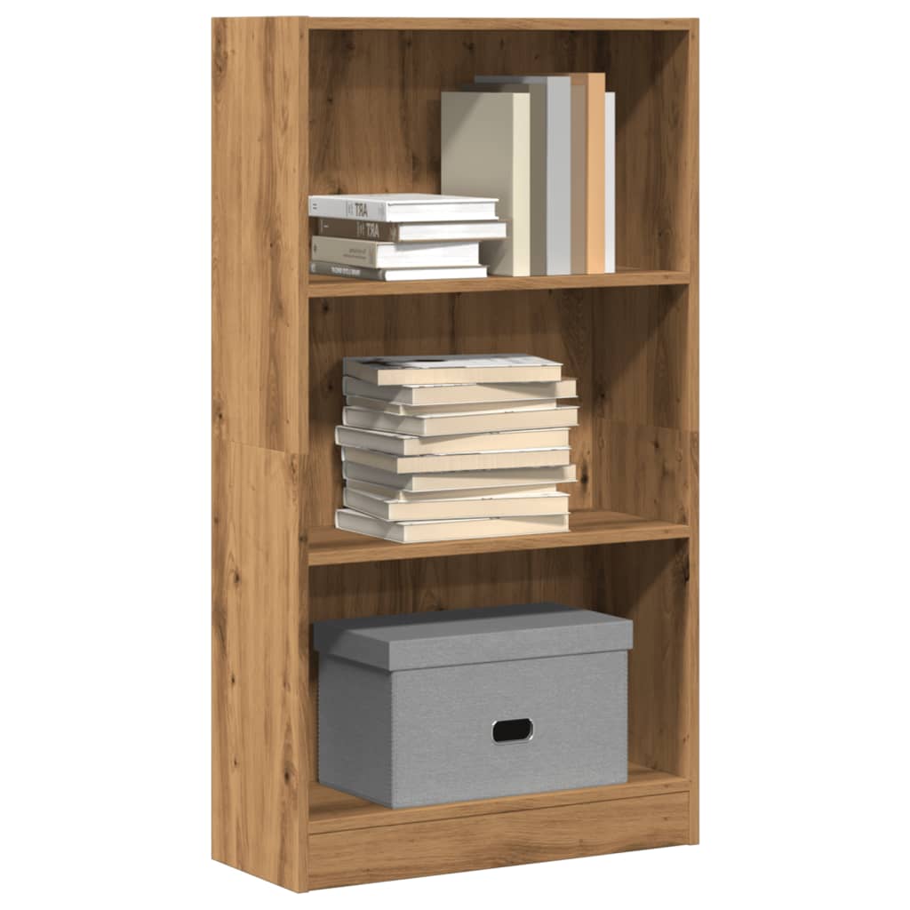 vidaXL Bücherregal Artisan-Eiche 60x24x109 cm Holzwerkstoff