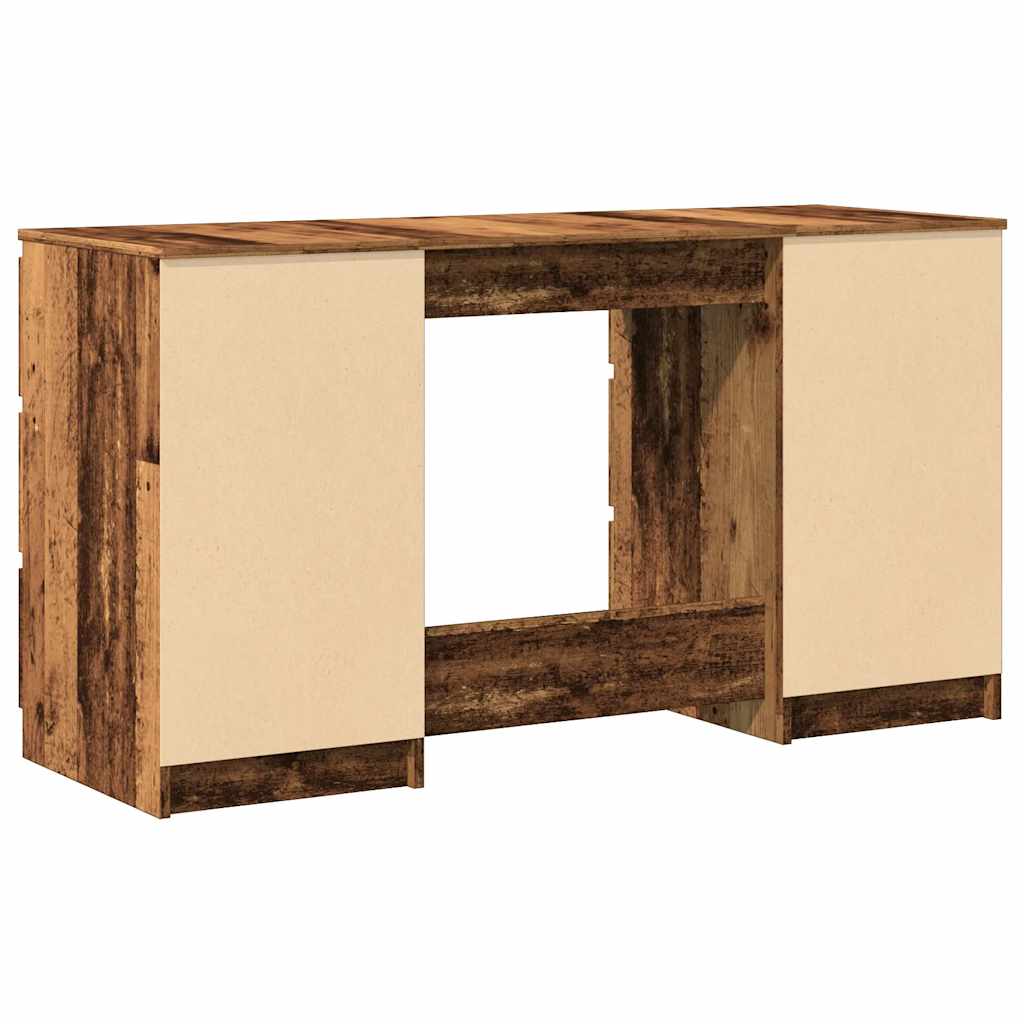 vidaXL Schreibtisch Altholz-Optik 140x50x77 cm Holzwerkstoff - Image 6