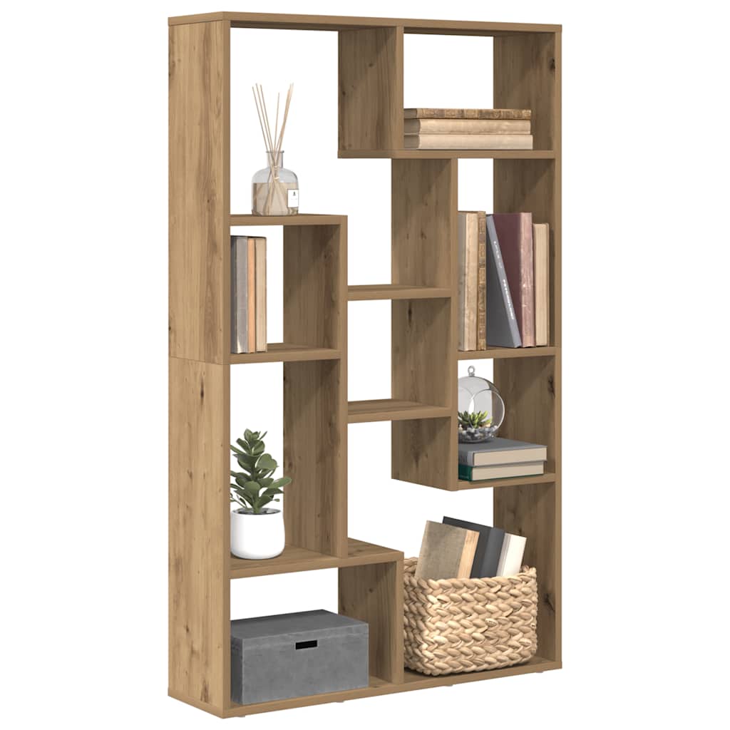 vidaXL Bücherregal Artisan-Eiche 72x20x120 cm Holzwerkstoff
