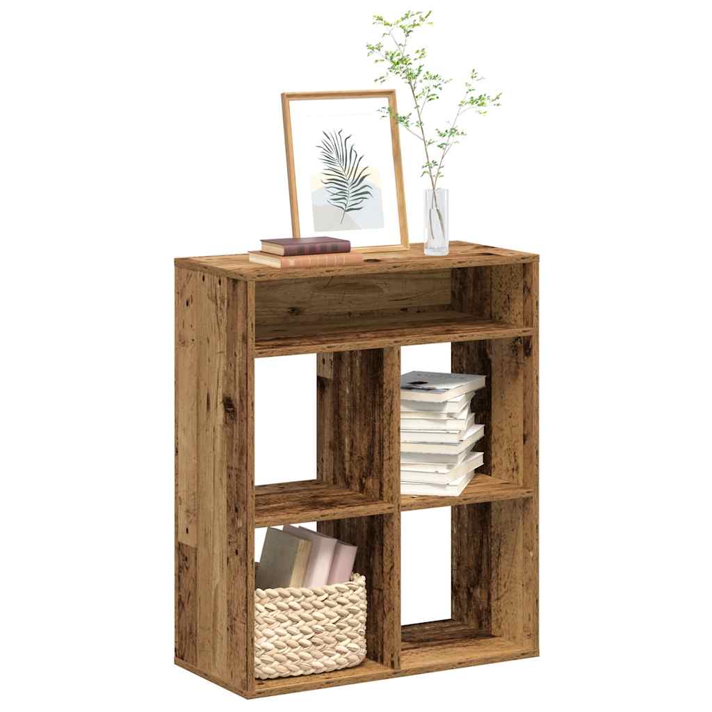 vidaXL Bücherregal Altholz-Optik 66x31x80 cm Holzwerkstoff