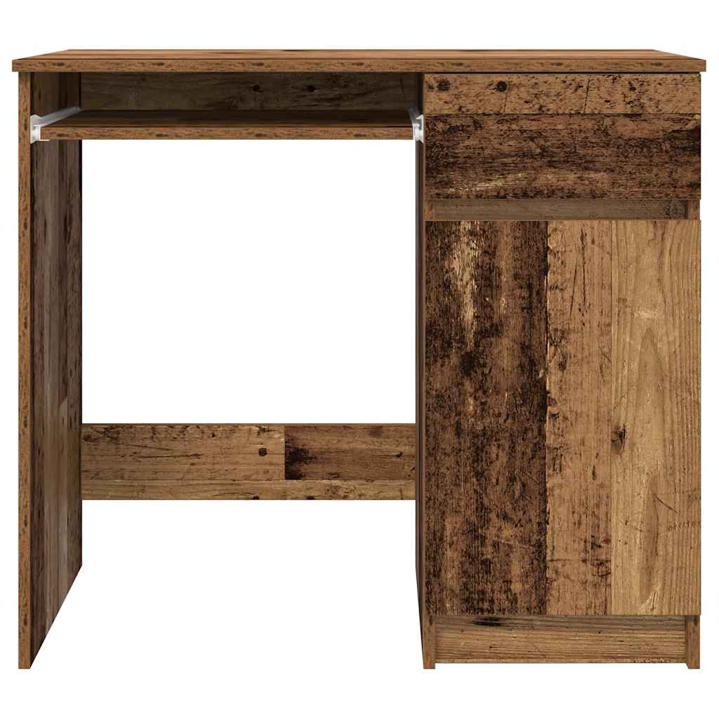 vidaXL Schreibtisch Altholz-Optik 86x49x76 cm Holzwerkstoff - Image 6