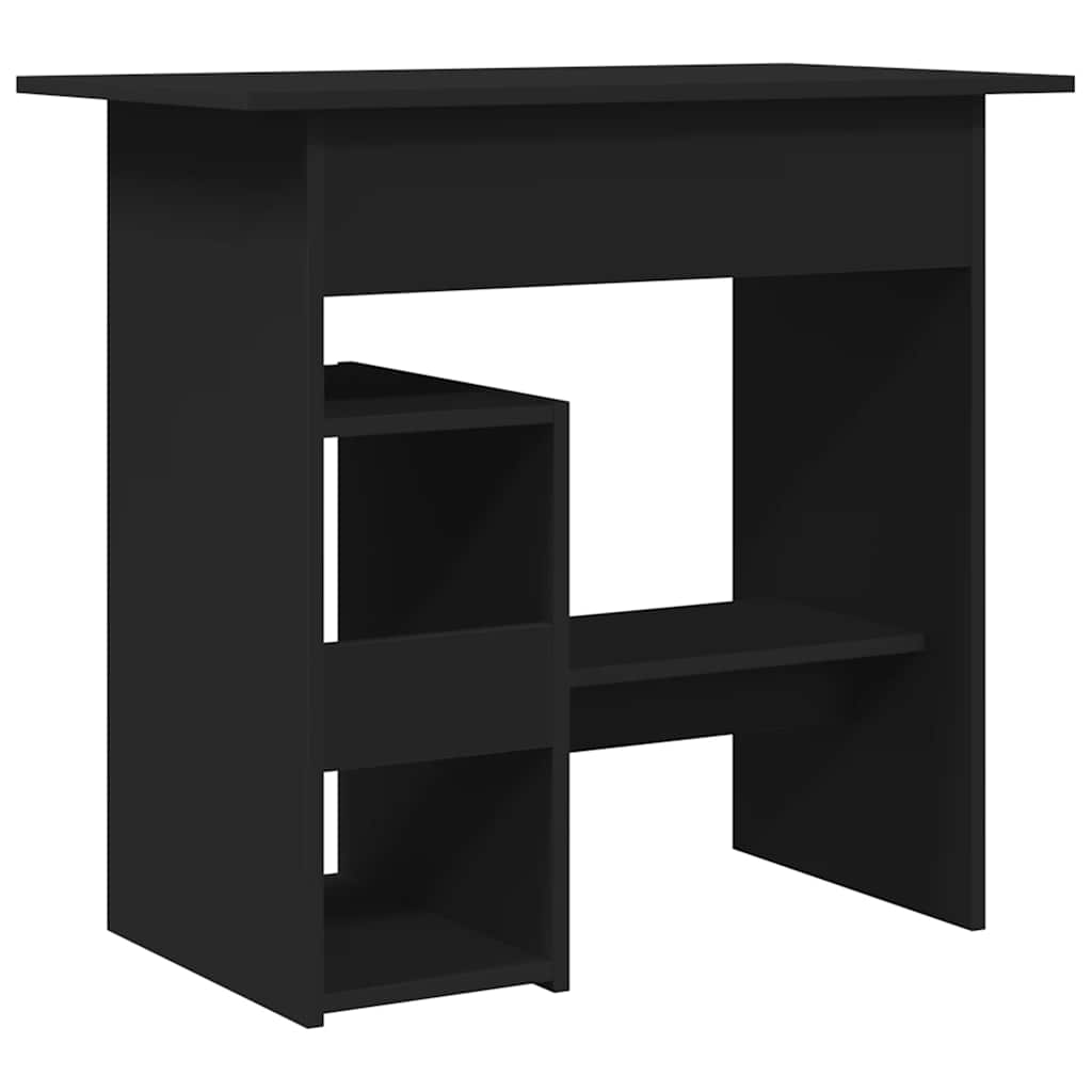 vidaXL Schreibtisch Schwarz 80x45x74 cm Holzwerkstoff - Image 6