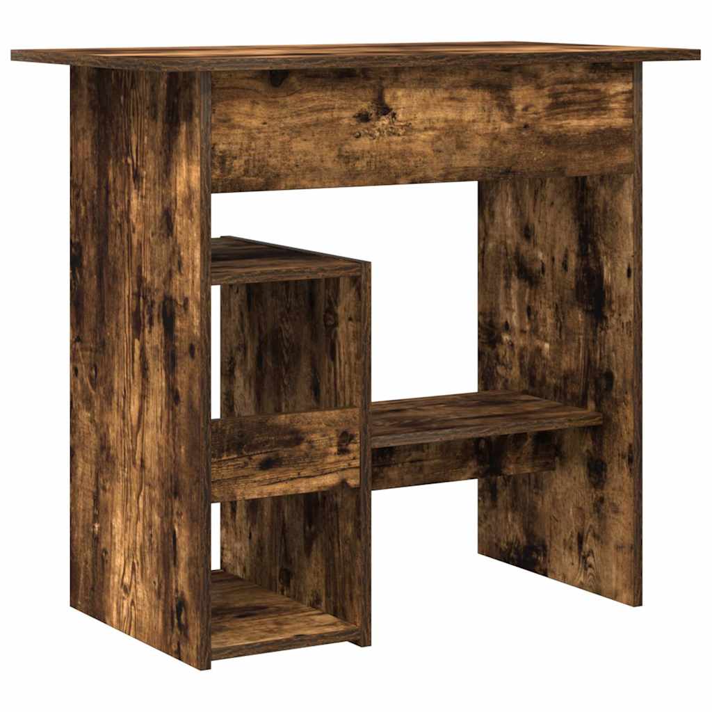 vidaXL Schreibtisch Räuchereiche 80x45x74 cm Holzwerkstoff - Image 6