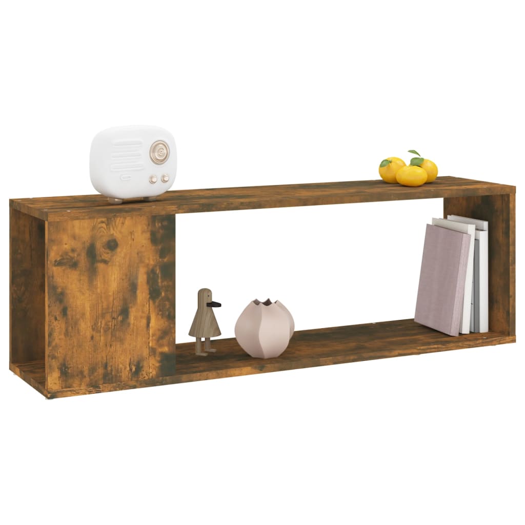 vidaXL TV-Schrank Räuchereiche 100x24x32 cm Holzwerkstoff - Image 4