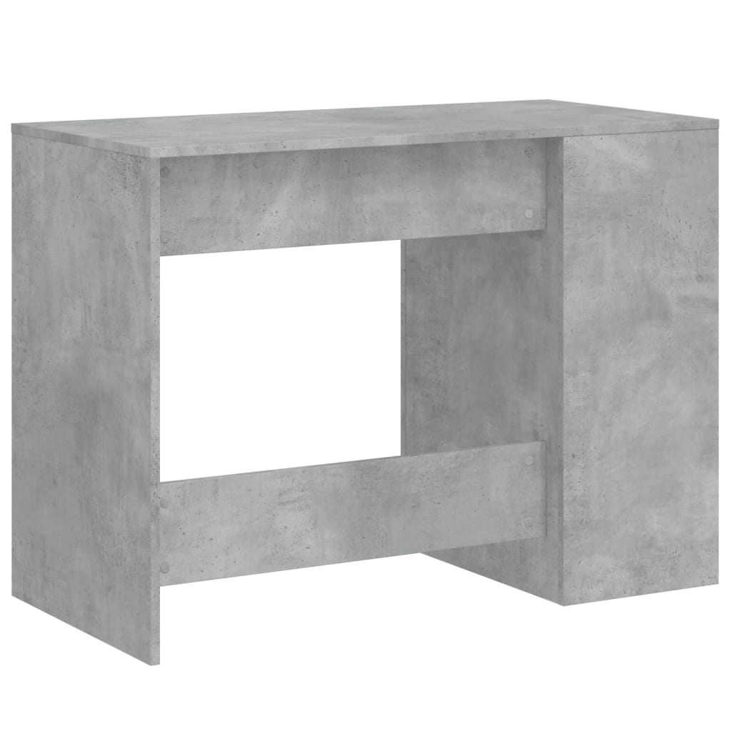 vidaXL Schreibtisch Betongrau 102x50x75 cm Holzwerkstoff - Image 6