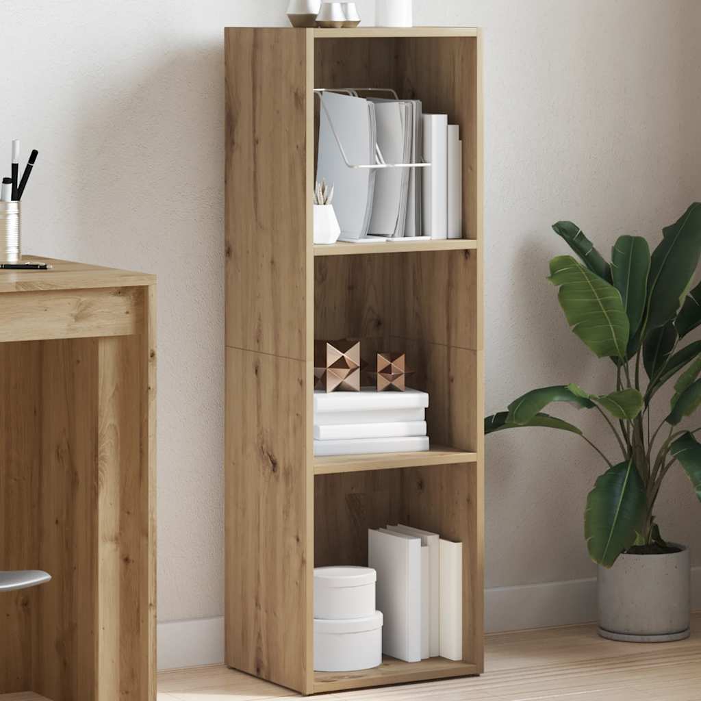 vidaXL Bücherregal Artisan-Eiche 36x30x114 cm Holzwerkstoff