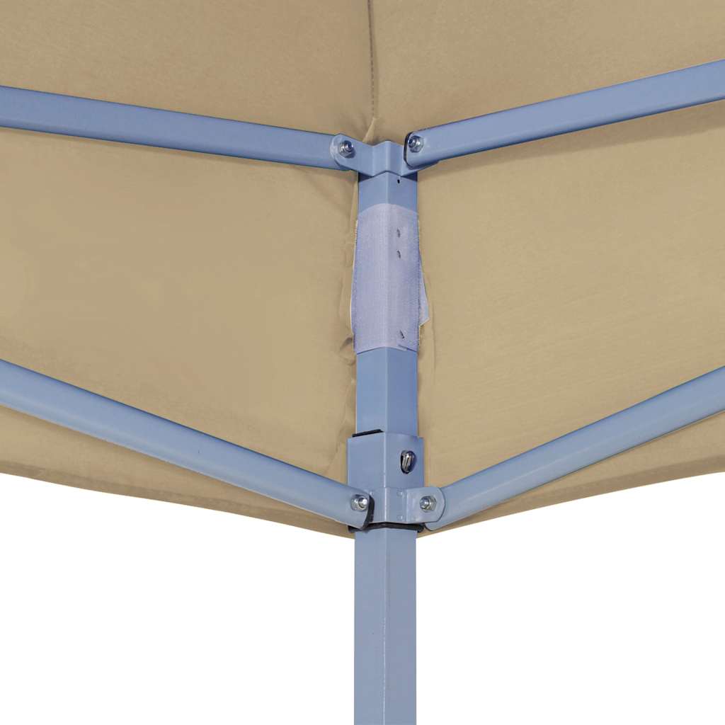 vidaXL Partyzelt-Dach 2x2 m Beige 270 g/m² - Image 4