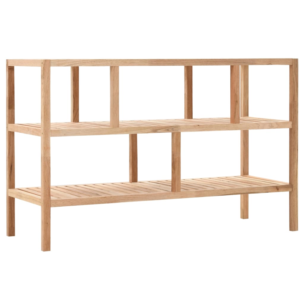 vidaXL Badregal Massivholz Walnuss 100x40x65 cm