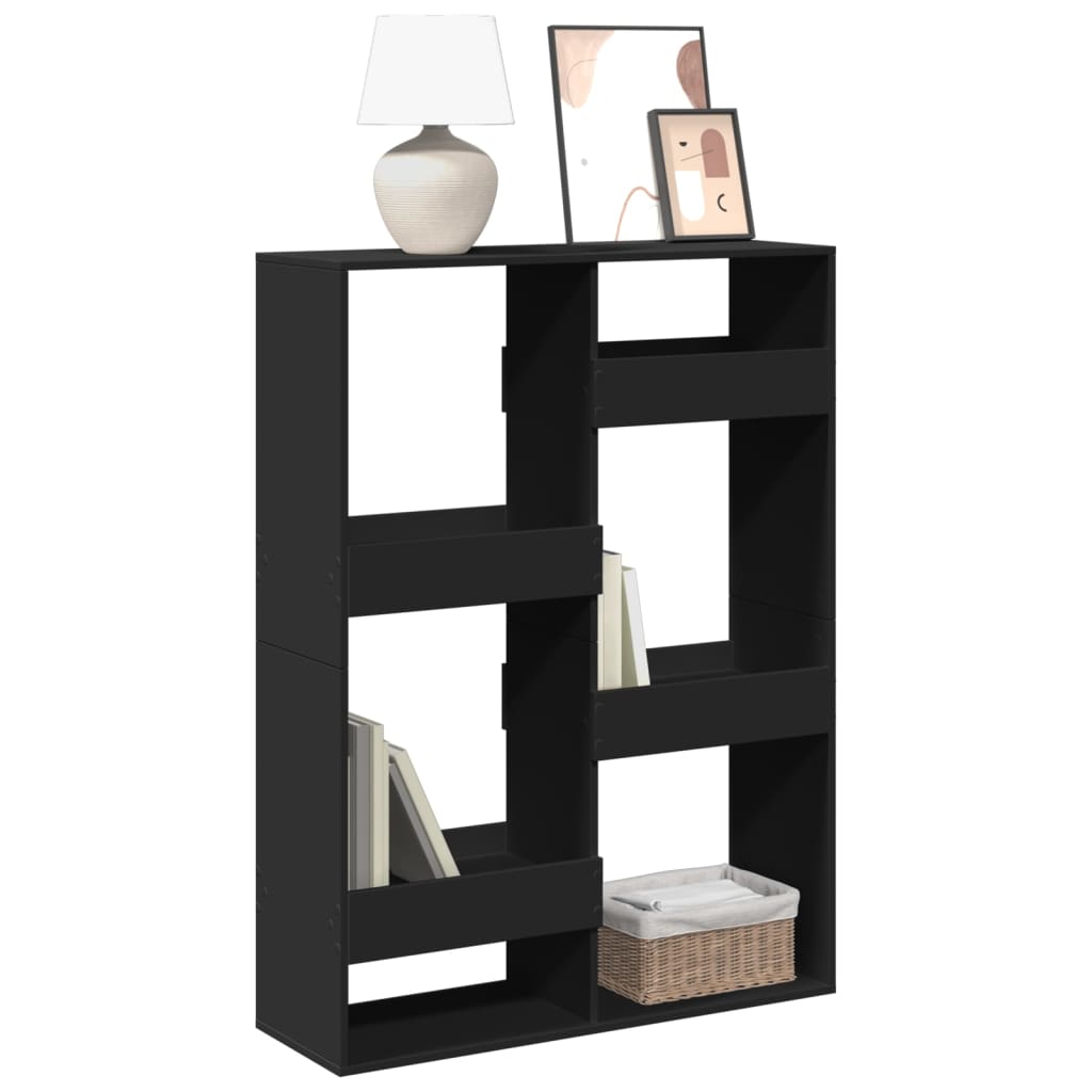 vidaXL Bücherregal Schwarz 100x33x135 cm Holzwerkstoff
