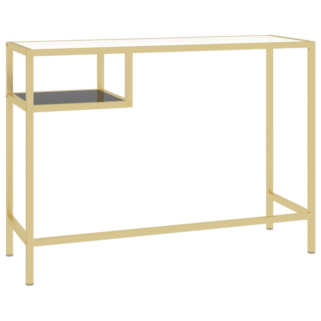 vidaXL Computertisch Transparent 100x36x74 cm Hartglas - Image 5