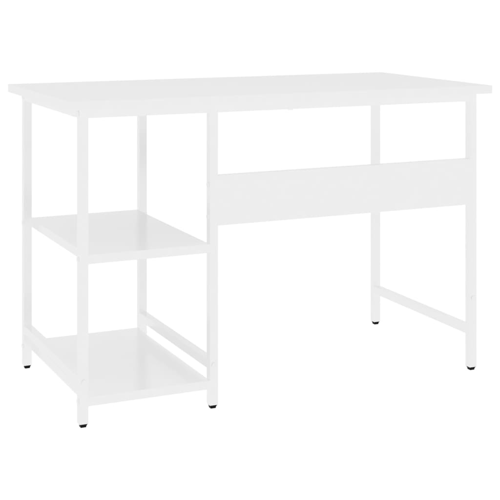vidaXL Computertisch Weiß 105x50x72 cm MDF und Metall - Image 5