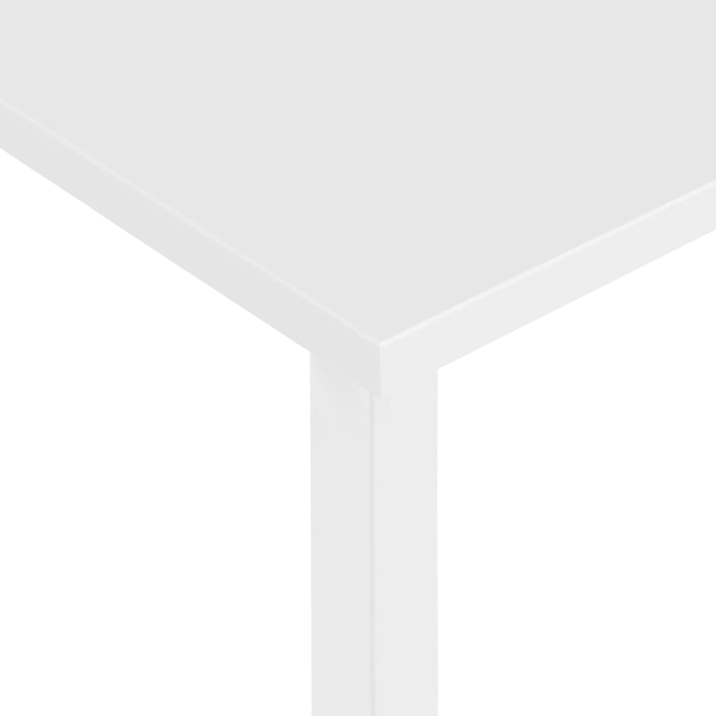 vidaXL Computertisch Weiß 105x50x72 cm MDF und Metall - Image 6
