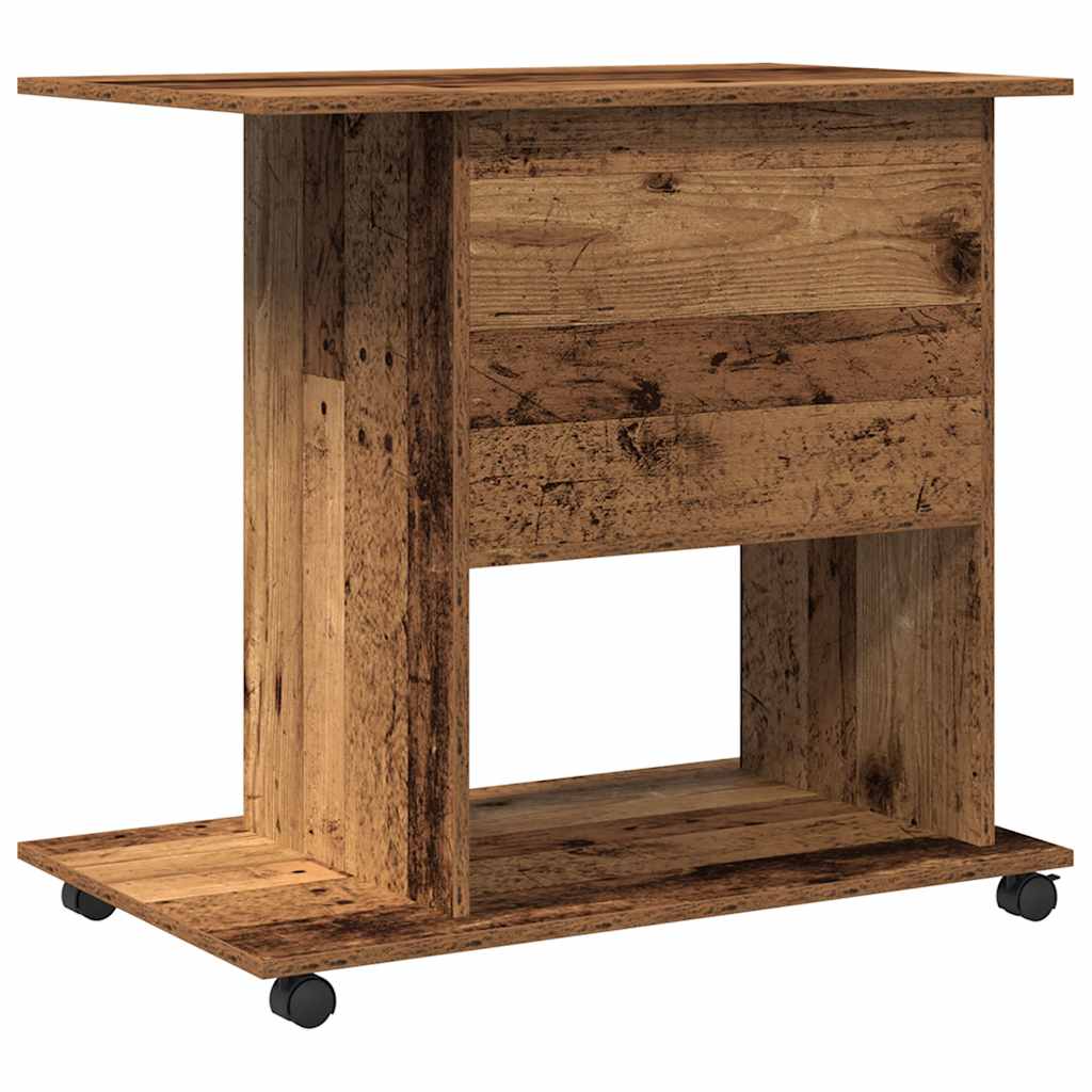 vidaXL Schreibtisch Altholz-Optik 80x50x75 cm Holzwerkstoff - Image 6