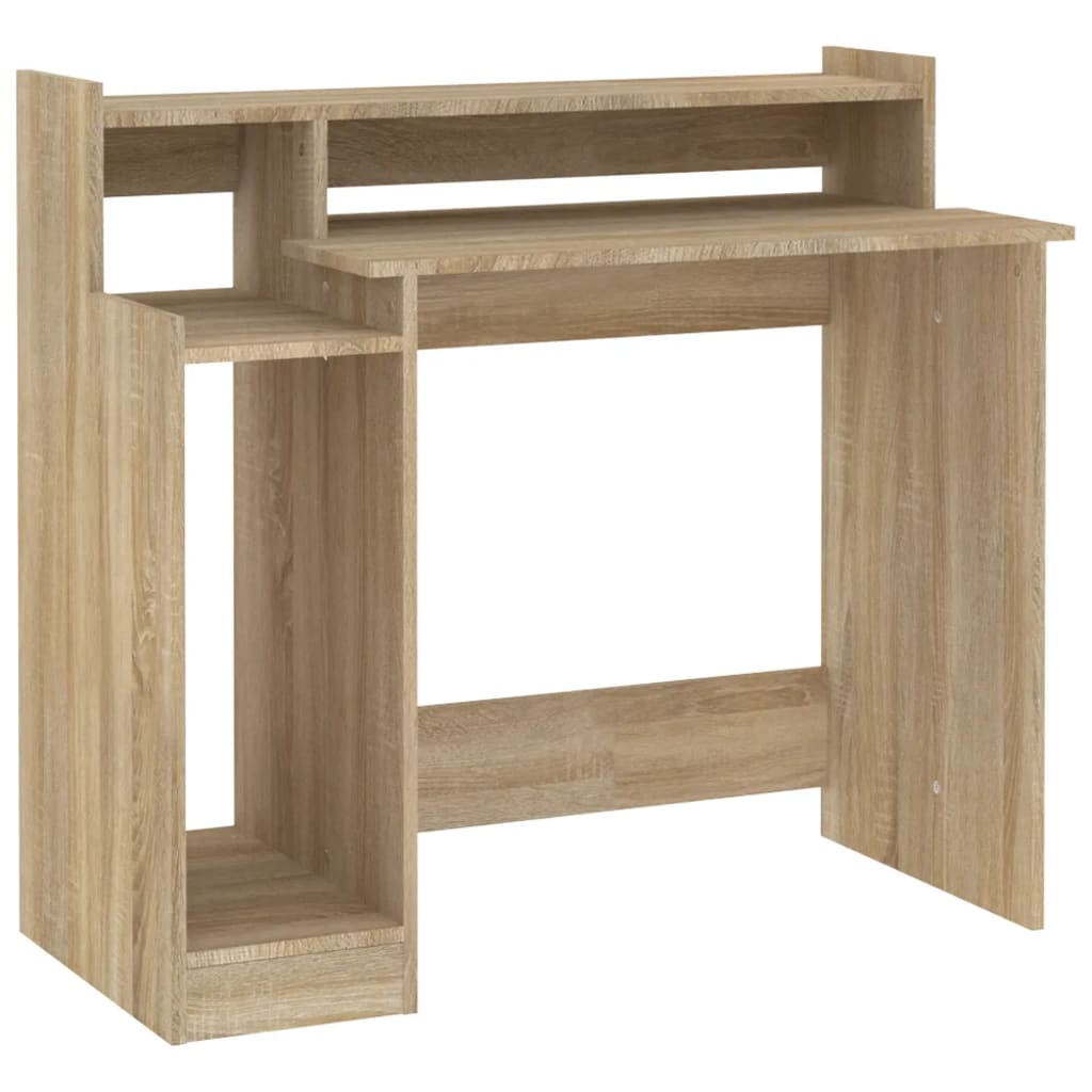 vidaXL Schreibtisch mit LEDs Sonoma-Eiche 97x45x90 cm Holzwerkstoff - Image 3