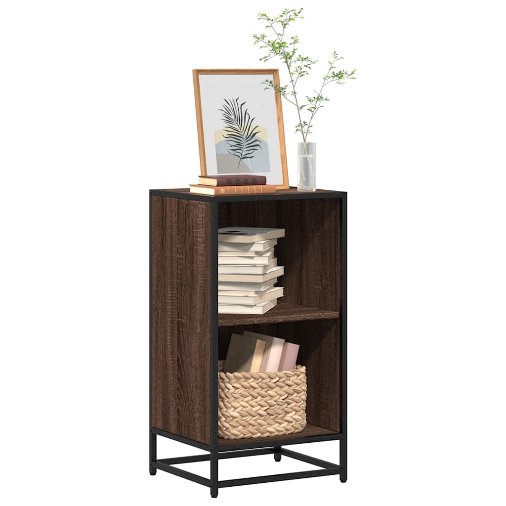vidaXL Bücherregal Braun Eichen-Optik 40x35x76 cm Holzwerkstoff