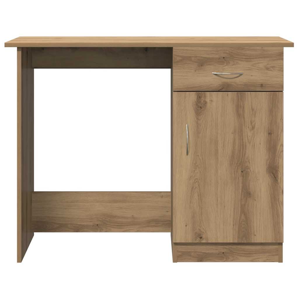 vidaXL Schreibtisch Artisan-Eiche 100x50x76 cm Holzwerkstoff - Image 5