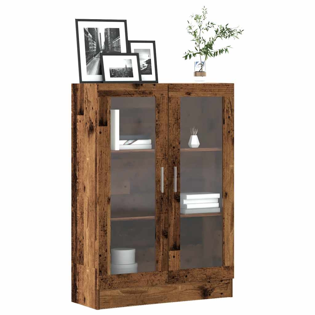 vidaXL Bücherschrank Altholz-Optik 82,5x30,5x115 cm Holzwerkstoff