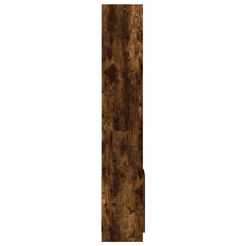 vidaXL Highboard Räuchereiche 92x33x180 cm Holzwerkstoff - Image 6