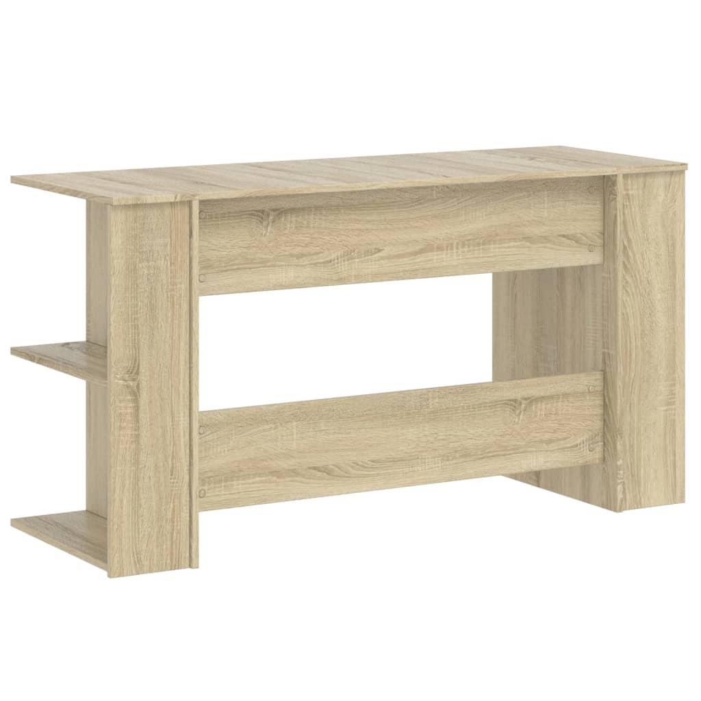 vidaXL Schreibtisch Sonoma-Eiche 140x50x75 cm Holzwerkstoff - Image 6