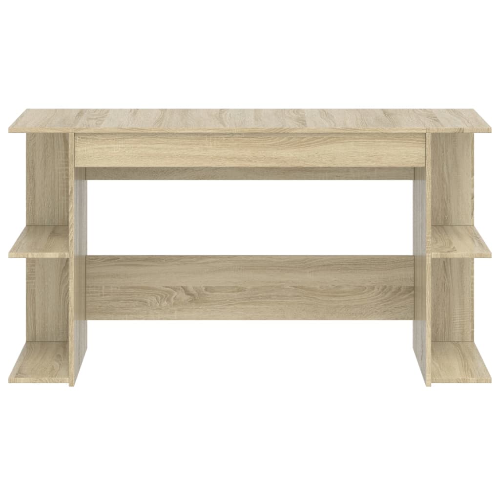 vidaXL Schreibtisch Sonoma-Eiche 140x50x75 cm Holzwerkstoff - Image 4