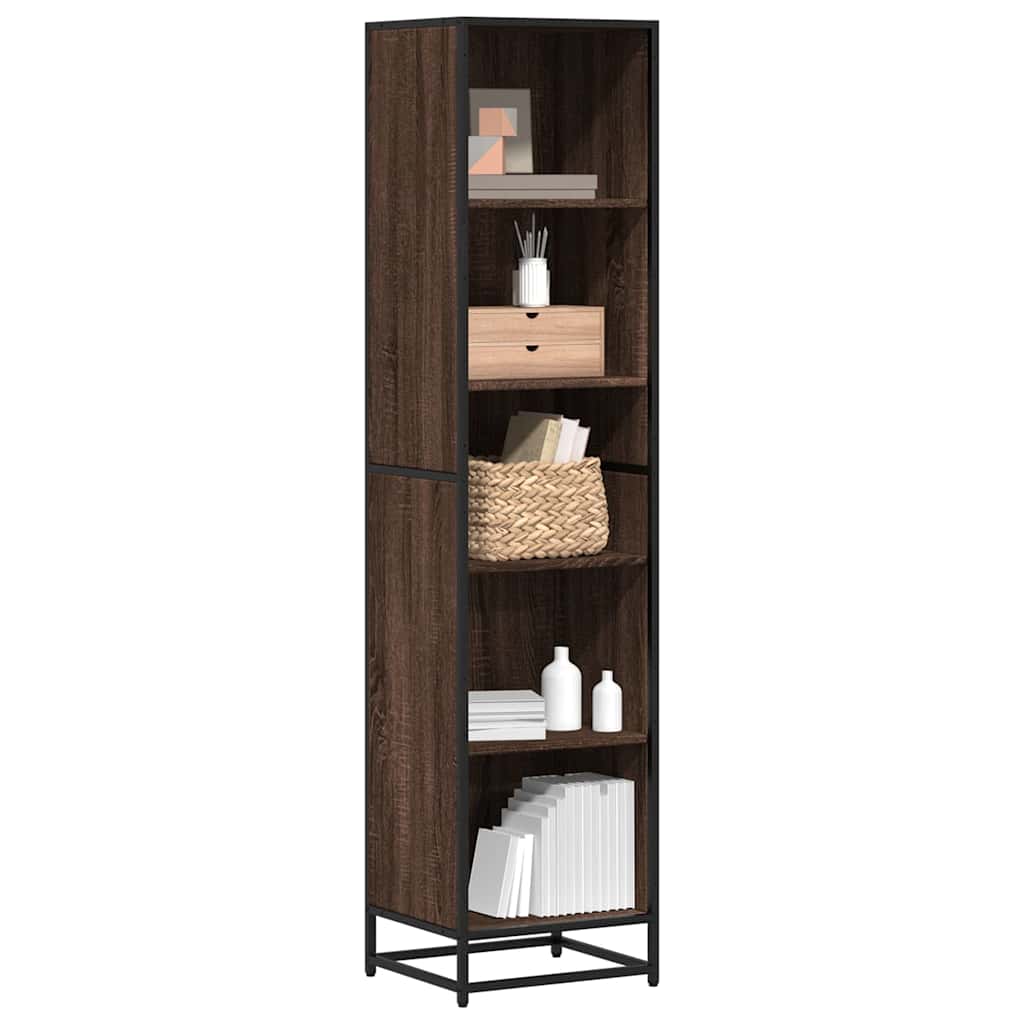 vidaXL Bücherregal Braun Eichen-Optik 40x35x170,5 cm Holzwerkstoff