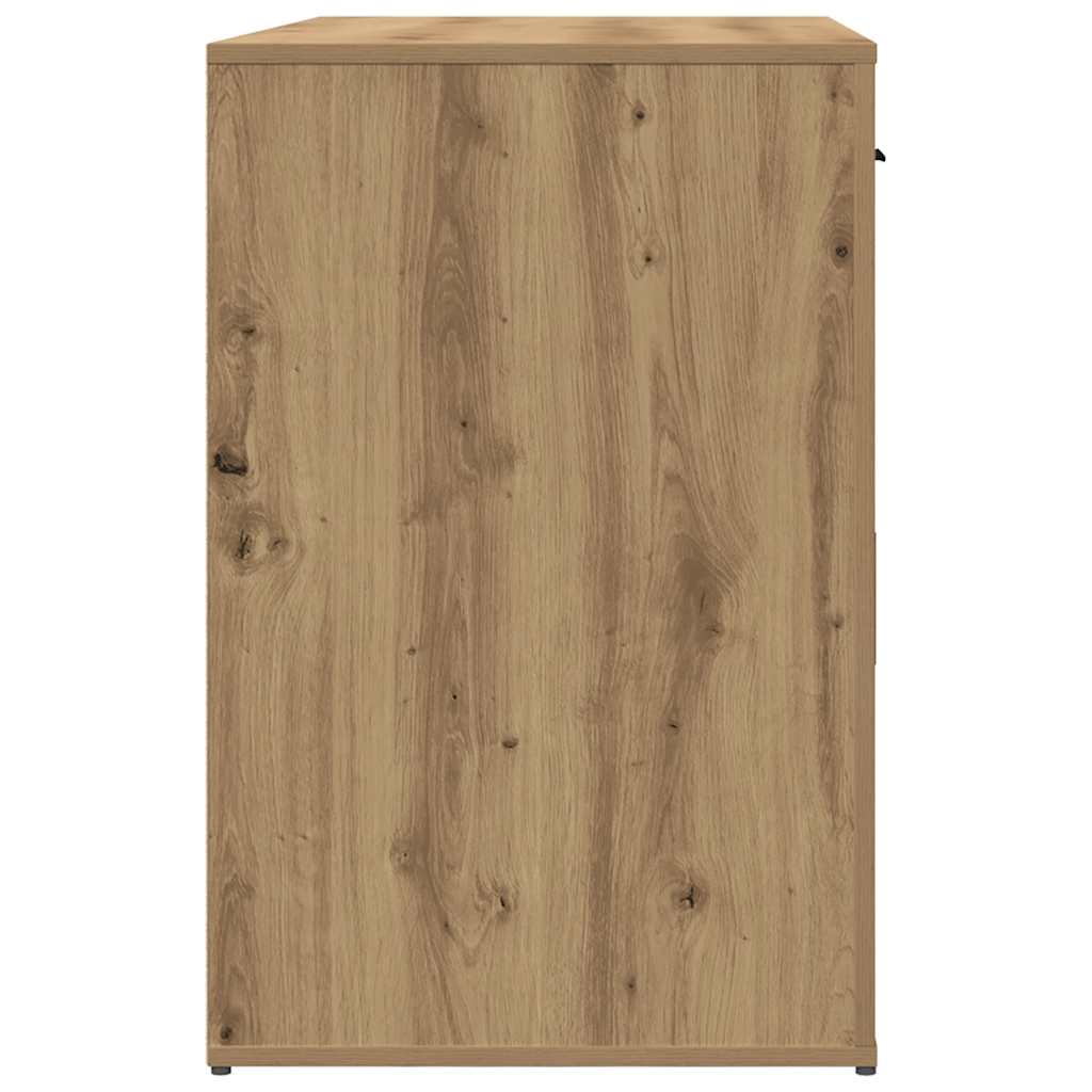 vidaXL Schreibtisch Artisan-Eiche 100x49x75 cm Holzwerkstoff - Image 6