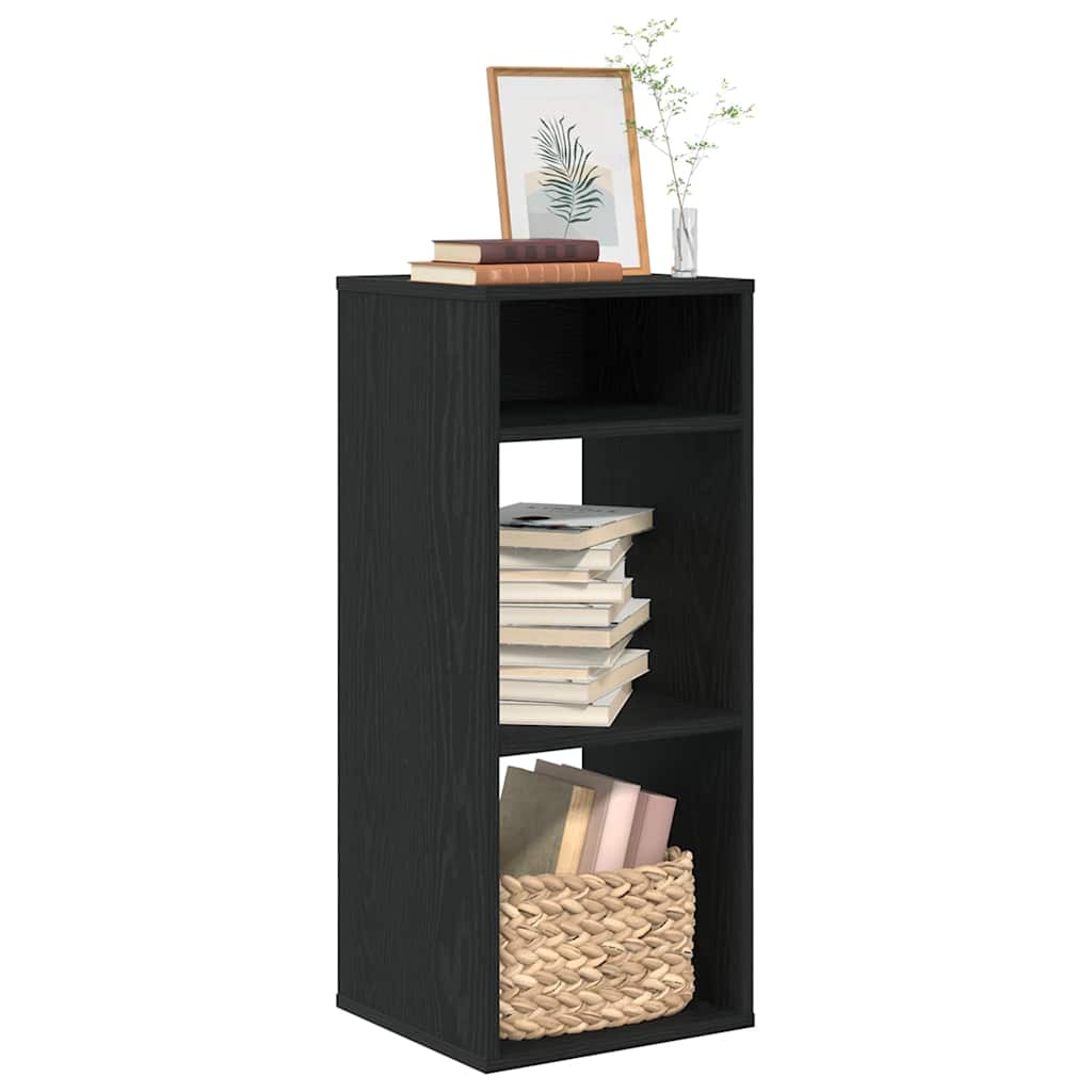 vidaXL Bücherregal Schwarz 34x31x80 cm Holzwerkstoff