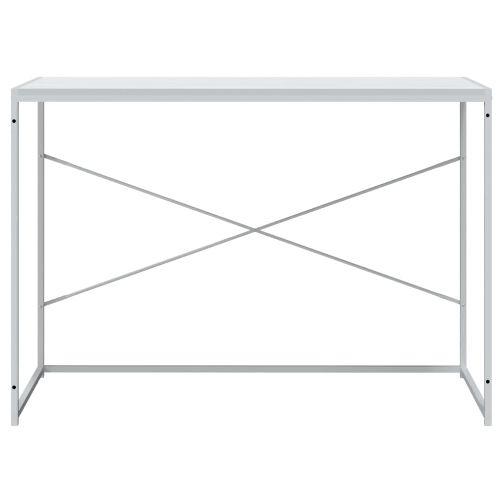 vidaXL Computertisch Weiß 110x60x70 cm Holzwerkstoff - Image 3