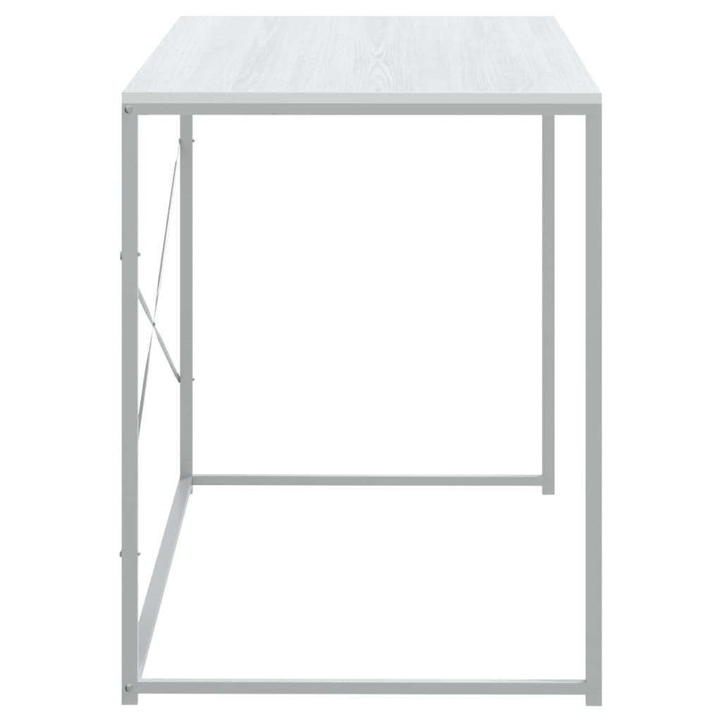 vidaXL Computertisch Weiß 110x60x70 cm Holzwerkstoff - Image 4