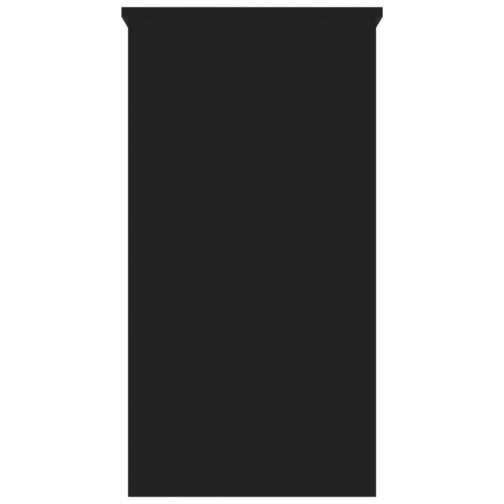 vidaXL Schreibtisch Schwarz 80x40x75 cm Holzwerkstoff - Image 4