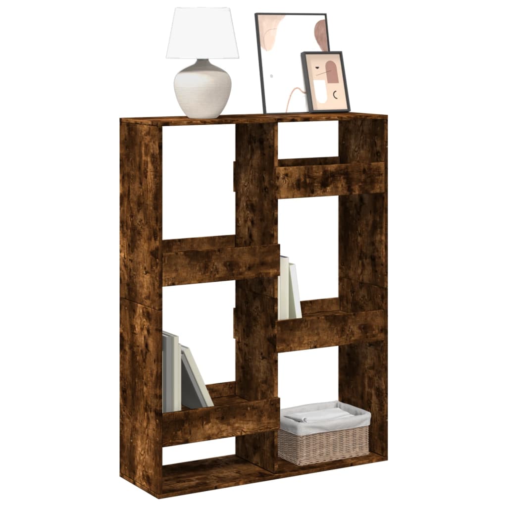 vidaXL Bücherregal Räuchereiche 100x33x135 cm Holzwerkstoff