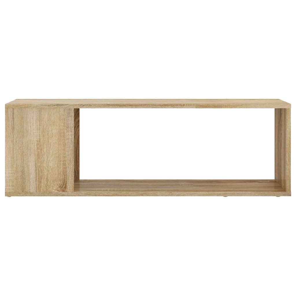 vidaXL TV-Schrank Sonoma-Eiche 100x24x32 cm Holzwerkstoff - Image 3