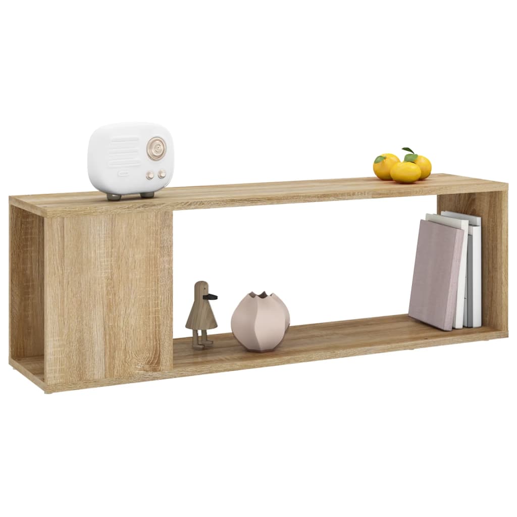 vidaXL TV-Schrank Sonoma-Eiche 100x24x32 cm Holzwerkstoff - Image 6