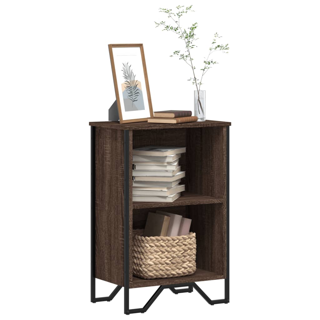 vidaXL Bücherregal Braun Eichen-Optik 50x31x74,5 cm Holzwerkstoff