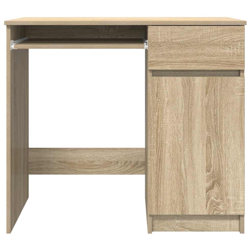 vidaXL Schreibtisch Sonoma-Eiche 86x49x76 cm Holzwerkstoff - Image 6