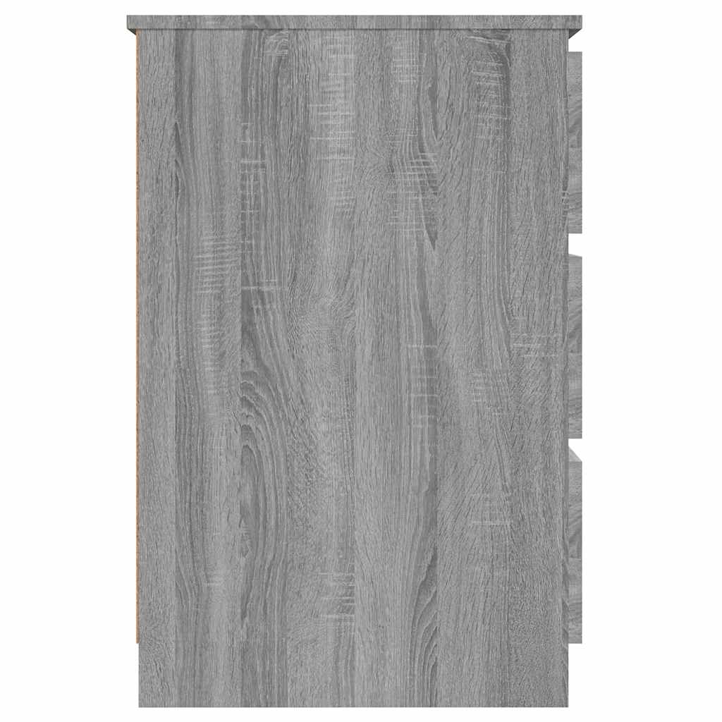 vidaXL Schreibtisch Grau Sonoma 140x50x77 cm Holzwerkstoff - Image 4