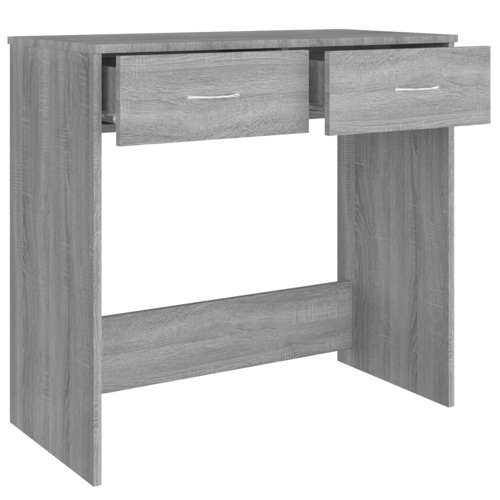 vidaXL Schreibtisch Grau Sonoma 80x40x75 cm Holzwerkstoff - Image 6