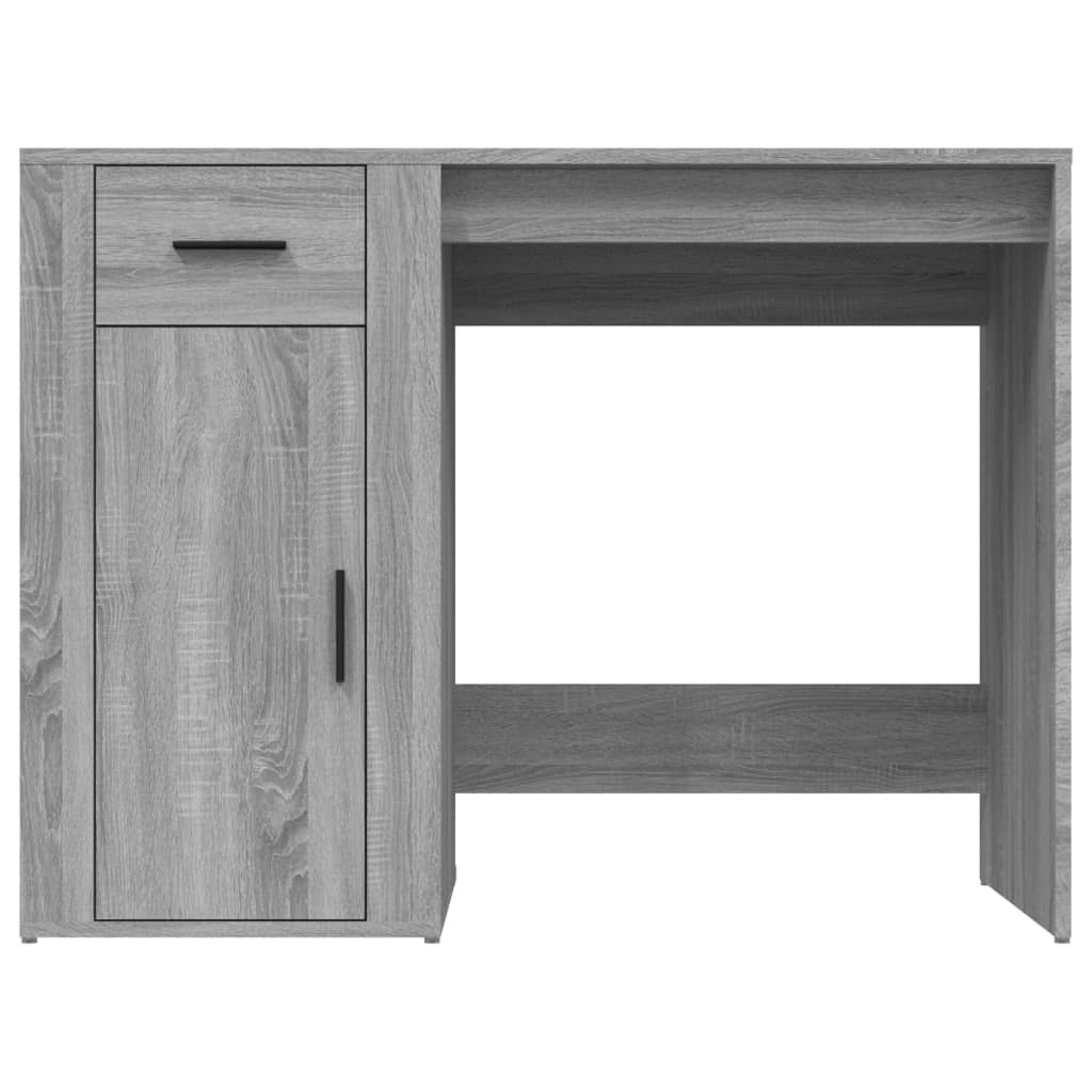 vidaXL Schreibtisch Grau Sonoma 100x49x75 cm Holzwerkstoff - Image 6