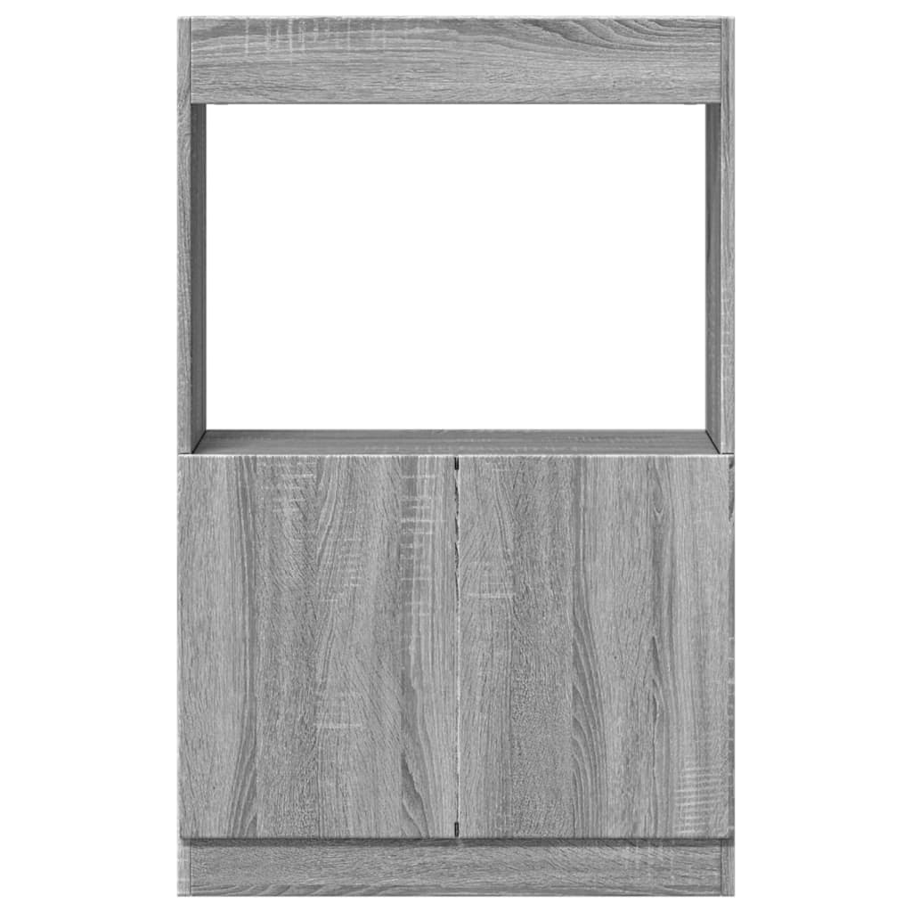 vidaXL Highboard Grau Sonoma-Eiche 63x33x100 cm Holzwerkstoff - Image 5