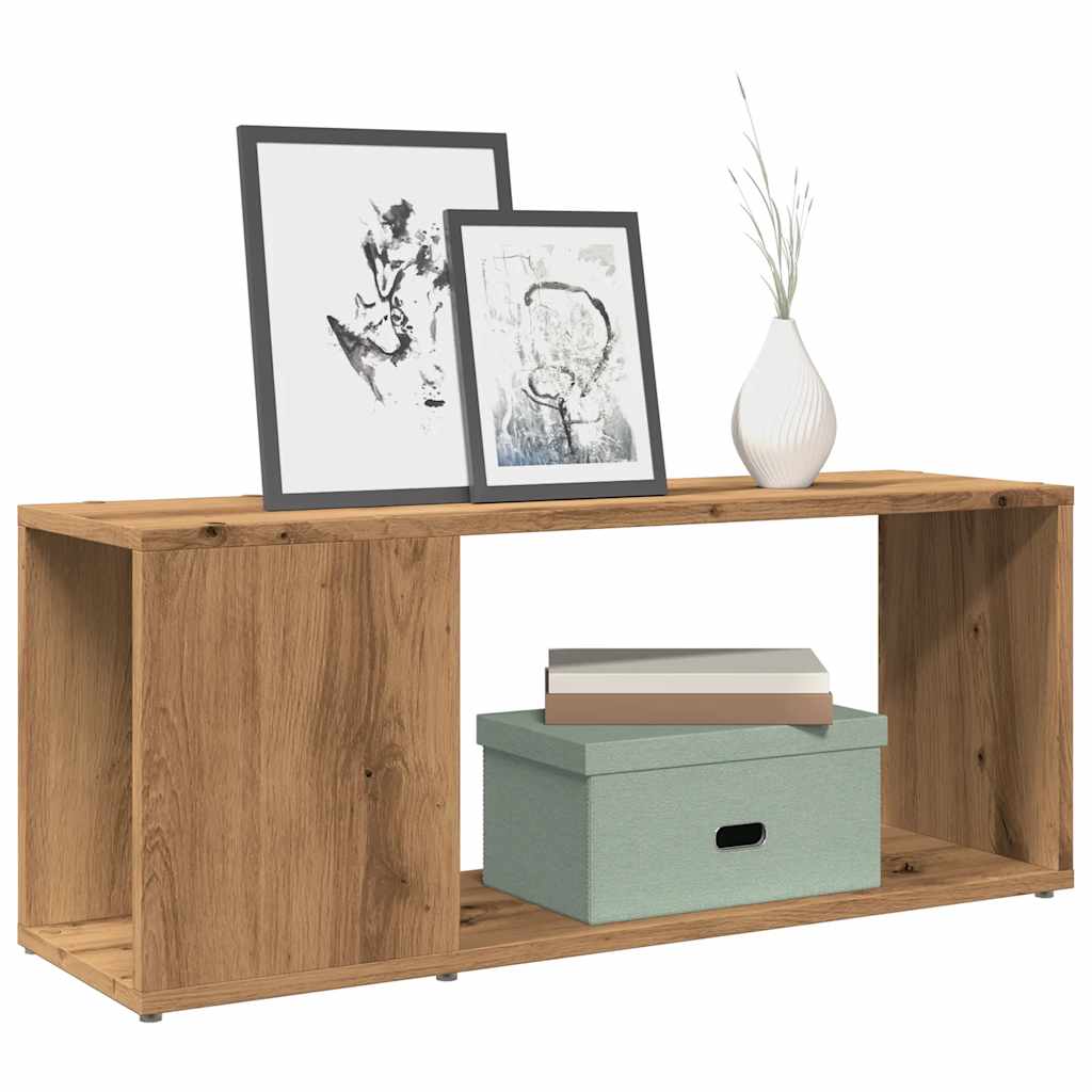 vidaXL TV-Schrank Artisan-Eiche 80x24x32 cm Holzwerkstoff