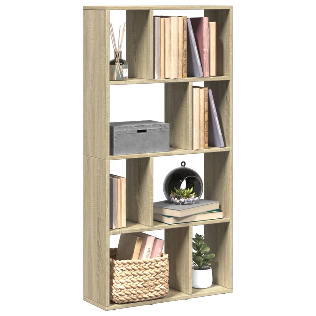 vidaXL Bücherregal Sonoma-Eiche 60x20x120 cm Holzwerkstoff