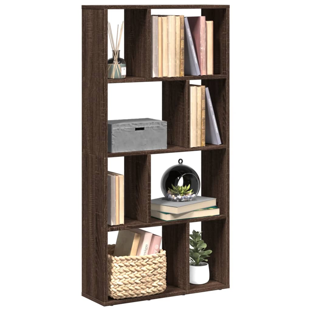 vidaXL Bücherregal Braun Eichen-Optik 60x20x120 cm Holzwerkstoff