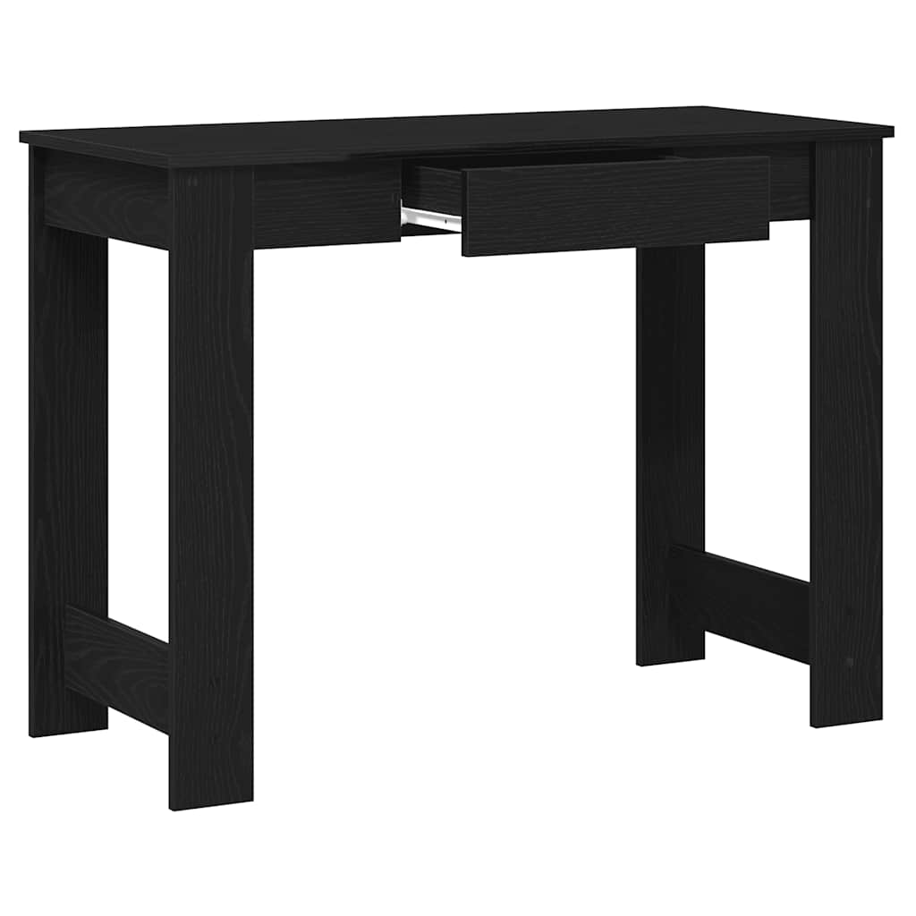 vidaXL Schreibtisch Schwarz 100x45x75 cm Holzwerkstoff - Image 5