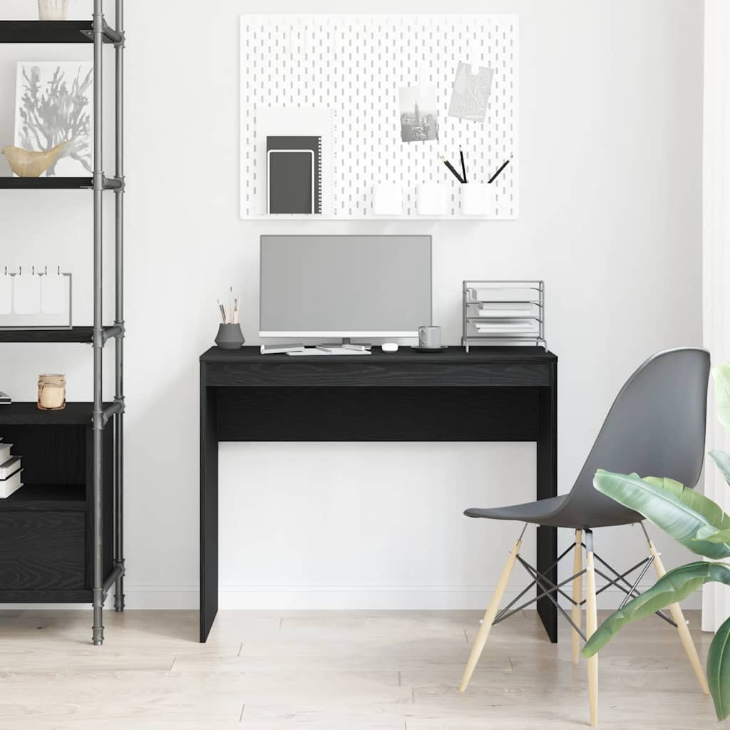 vidaXL Schreibtisch Schwarze Eiche 90 x 40 x 72 cm Holzwerkstoff - Image 3