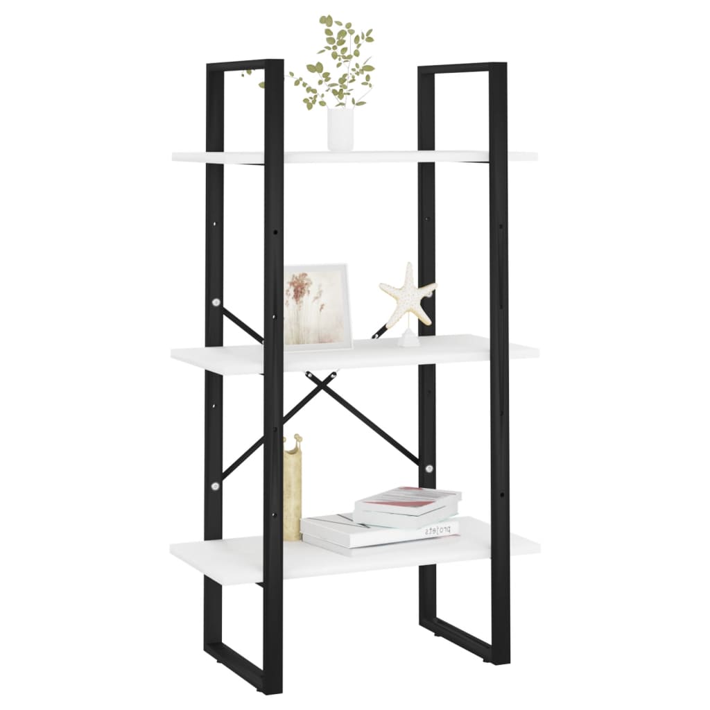 vidaXL Lagerregal Weiß 60x30x105 cm Holzwerkstoff - Image 4